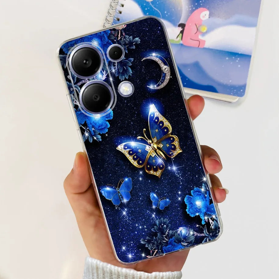 For Xiaomi Poco M6 Pro 2024 Case New Fashion Marble Cartoon Cover Soft Clear Silicone Funda For Xiaomi Poco M6 Pro 4G Phone Case - Caseverse