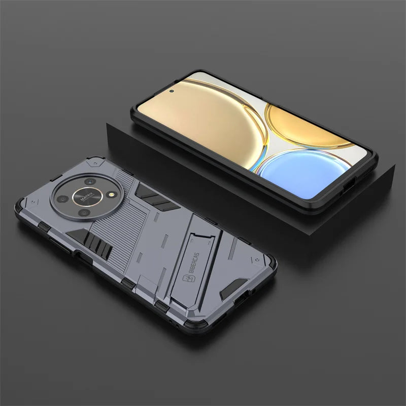 For Honor Magic 4 Lite Case Magnetic Holder Shockproof Armor Phone Cases for Honer Magic4 Lite 5G 4Lite Light 5G Rugged Cover - Caseverse