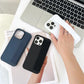 Luxury Solid Stretch Silicone Wrist Strap Case For iphone 11 12 13 14 15 Pro Max Plus UltraThin Matte Shockproof Hard Back Cover - Caseverse