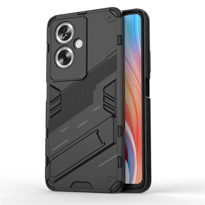 For OPPO A79 5G Case Shockproof Rugged PC Armor Phone Case For OPPO A 79 OPPOA79 5G CPH2553 Car Magnetic Holder Stand Back Cover - Caseverse