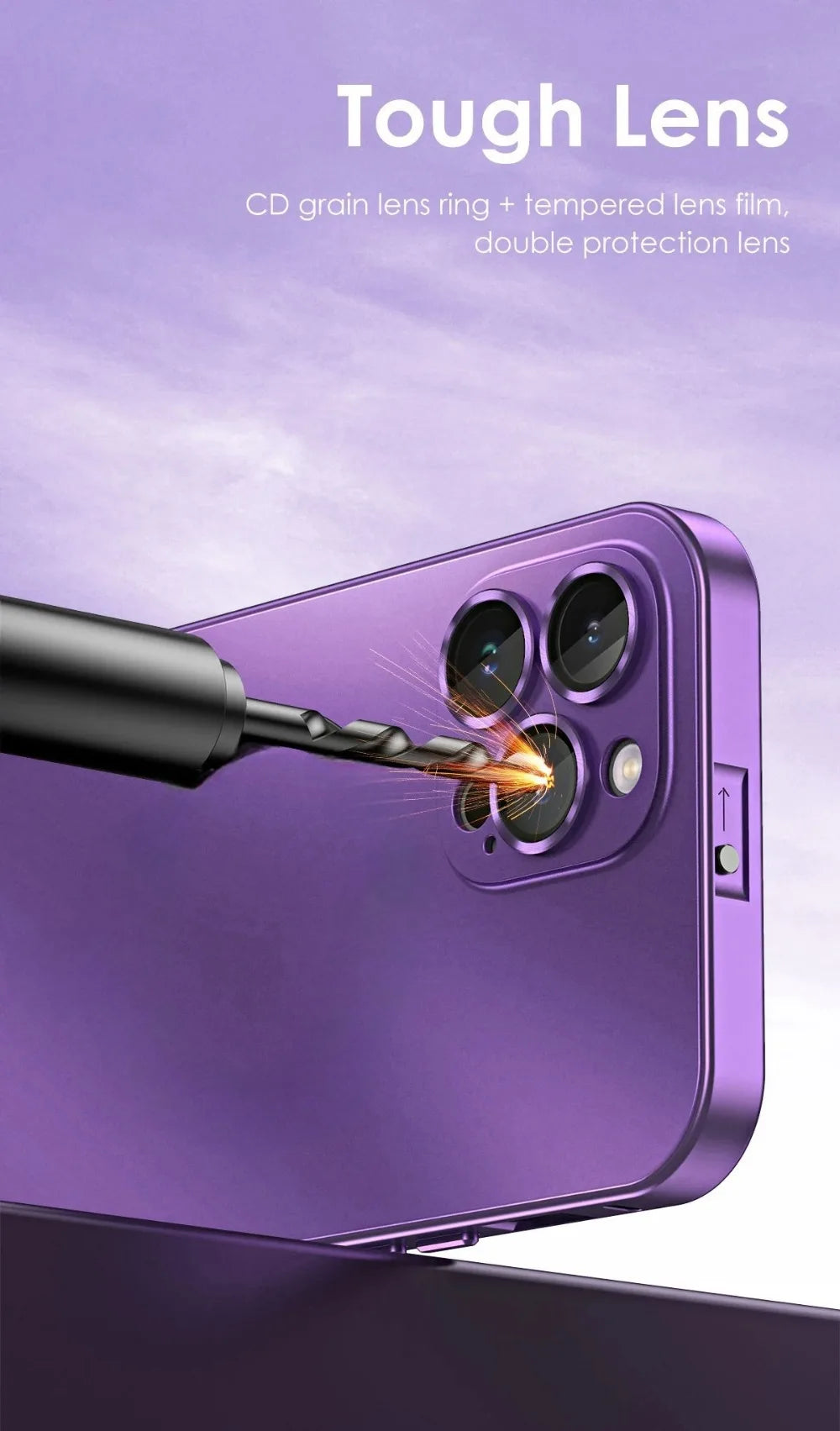 Luxury Aluminum Metal Frame Phone Case For iPhone 16 15 14 13 12 Pro Max Plus Camera Lens Glass Protect Shockproof PC Back Cover Caseverse