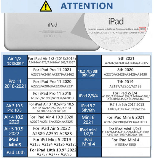 Leather Case For Ipad pro 9.7 A1673 A1674 A1675 10.2 Smart Cover Funda For iPad Air 2 9.7 Air 3 10.5 Magnetic TPU Silicone Cases