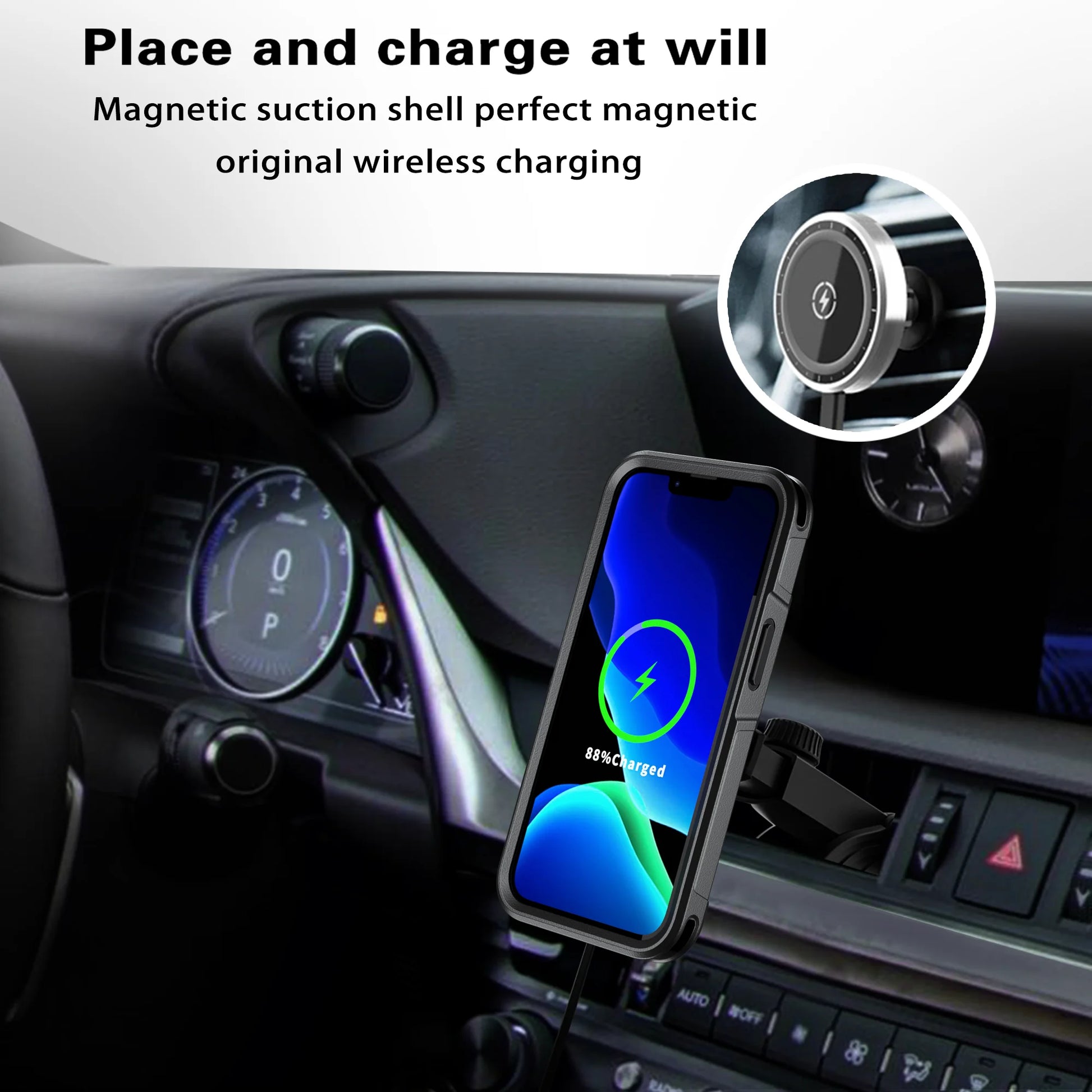 For iPhone 15 14 13 12 Magnetic Case Magsafe Military Grade Protection Back Shockproof Phone Case - Caseverse